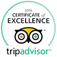 TripAdvisor 2016 Certificate of Excellence