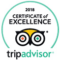 TripAdvisor 2018 Certificate of Excellence