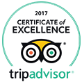 TripAdvisor Certificate of Excellence 2017