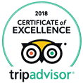 TripAdvisor Certificate of Excellence 2018